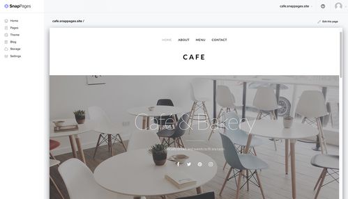 Drag and drop website builder.