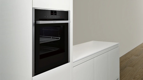 Black Neff hide and slide oven
