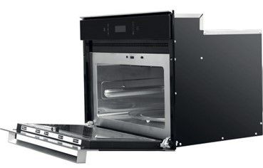 Black Hotpoint compact oven with microwave