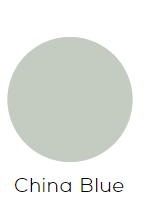 Pastel Kitchens China Blue: muted sage circular swatch