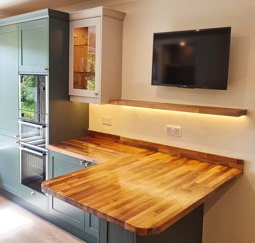 Black and white modern kitchen with minimalist design