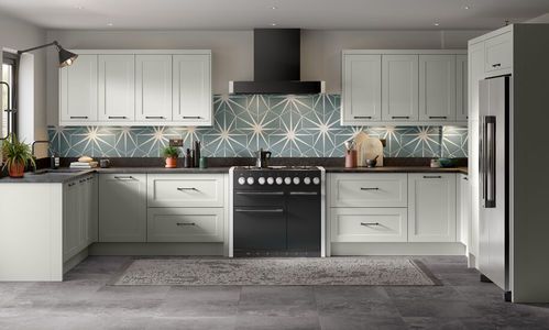 Image of LED ceiling lighting in a traditional kitchen design.