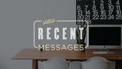 Recent Messages