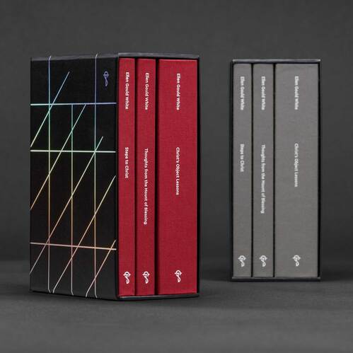 The Clean Life Bookstore, Book cover image of a set of books by Ellen G. White called