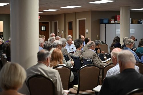 Senior adult life group meeting on Sunday