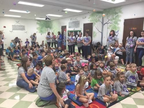 Kids ministry at First Baptist Church Sevierville