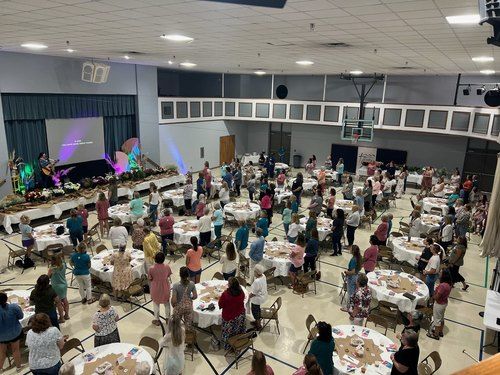 Large women's event at First Baptist Church Sevierville