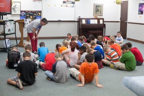 Kids Life Group and Bible Study on a Sunday Morning