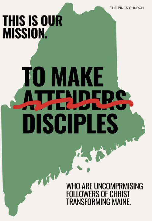 Pines Church in Bangor Maine serving Orono, Old Town, Hampden, and Hermon