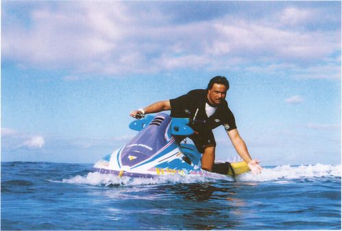 man on a jet ski