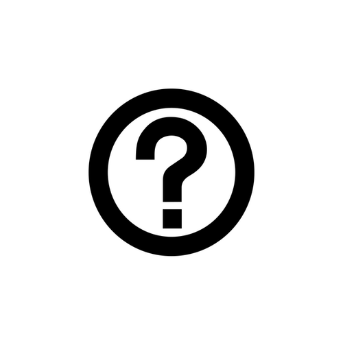 question mark in circle icon