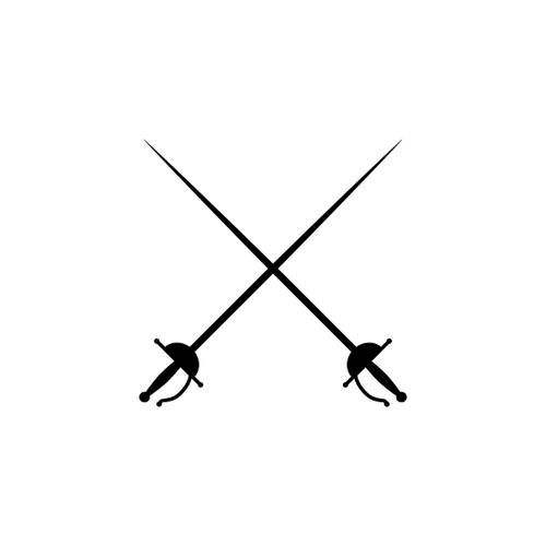 Crossed swords