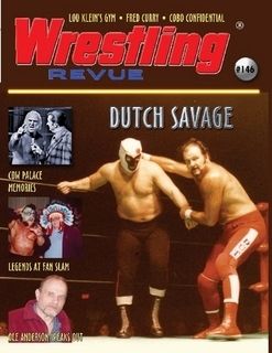 Wrestling Revue magazine with Dutch Savage on the cover