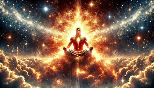 What does God look like sitting on Throne