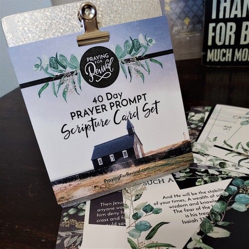 Praying For Revival Scripture Card Set