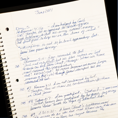 Carmens' Journal Page