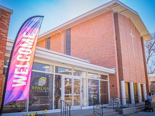 Outside of the Renewal Church building