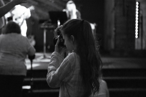 A member of our capture team at Liberty Church, a Christian church near me, taking photos.