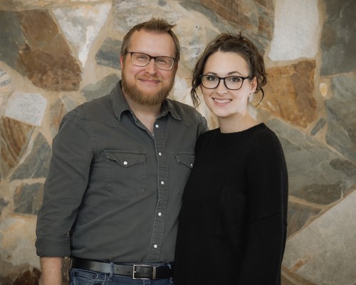 Liberty Church's head pastor and his wife, Pastor Blake and Kassie Larson.