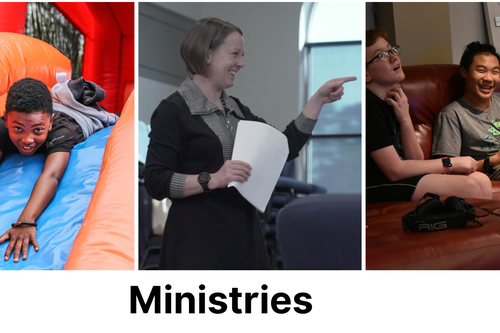 Pictures of various ministries at CrossRoads Church