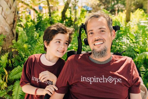 Family with terminally ill family member Inspire Hope Programs