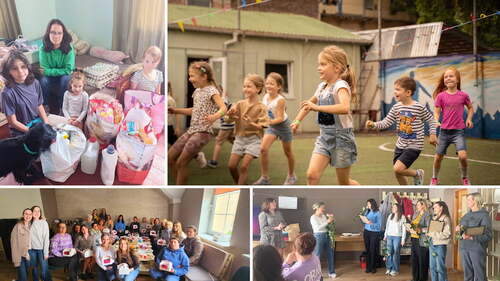 childre and women ministries at Lviv Central Baptist Church