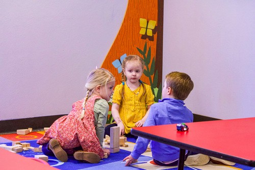 Picture of kids in our early childhood area