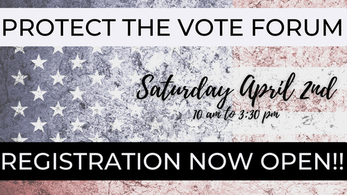 Protect The Vote Forum Featuring Black Conservative Speakers With Biblical Political Views