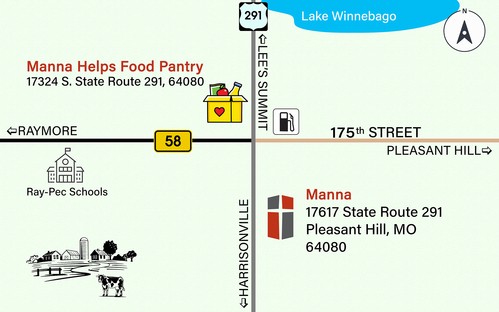 Manna Food Pantry in Cass County, Missouri