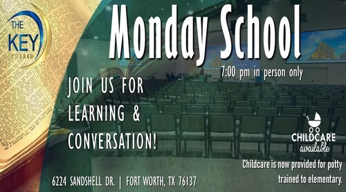 Monday School Information