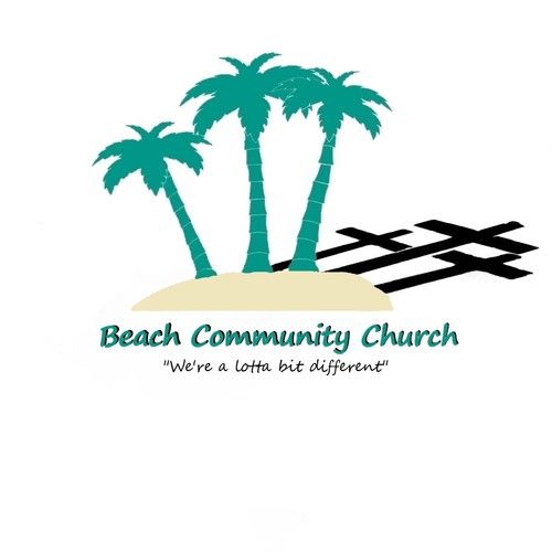 Palm Trees and Cross BCC Logo