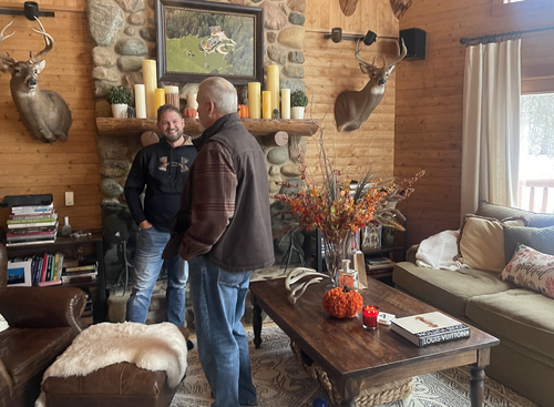 Two Men in a Living Room