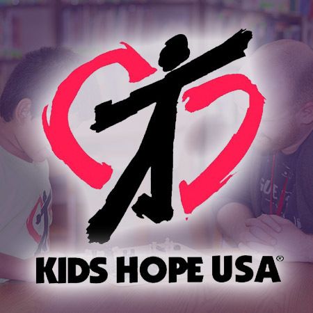 An image showing the logo of Kid's Hope USA, an important ministry that needs volunteers in our region of Colorado.