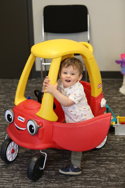 A tower made by a child at One Hope Kids in Littleton, CO.