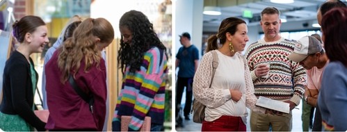 Teens fellowshipping at One Hope Church. 