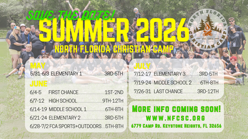 Announcements; call us for information about what're going on at camp.