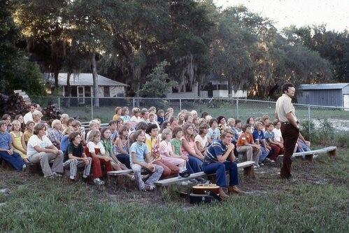 Children at Campfire.