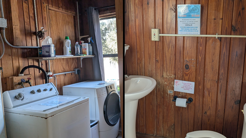 Laundry & Bath Room.
