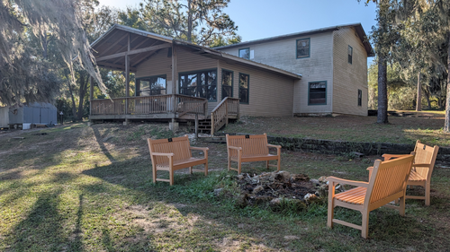 Back Deck & Firepit.
