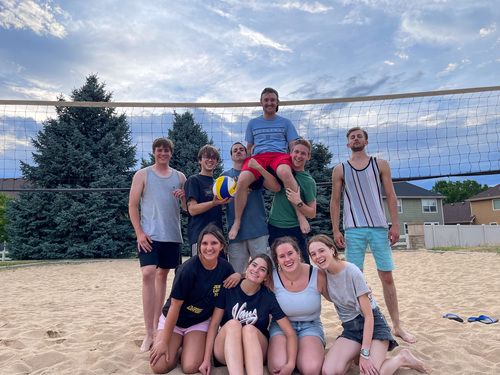 Having a little food together at Youth Worship nightWorship at Redemption City Church Westminster