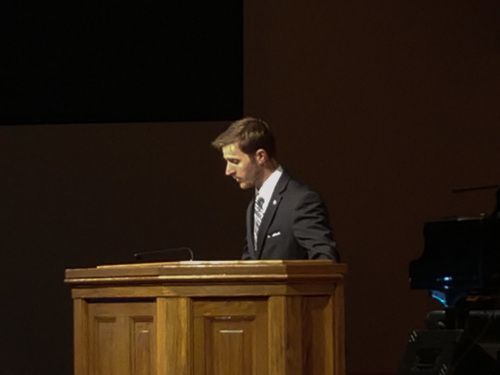 Pastor Matt Tarr, Graduate of the Master's Seminary preaching in Larksville Pennsylvania