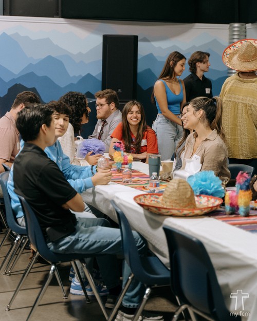 Young adults enjoying activities.