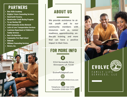 Evolve Family Life Services Brochure