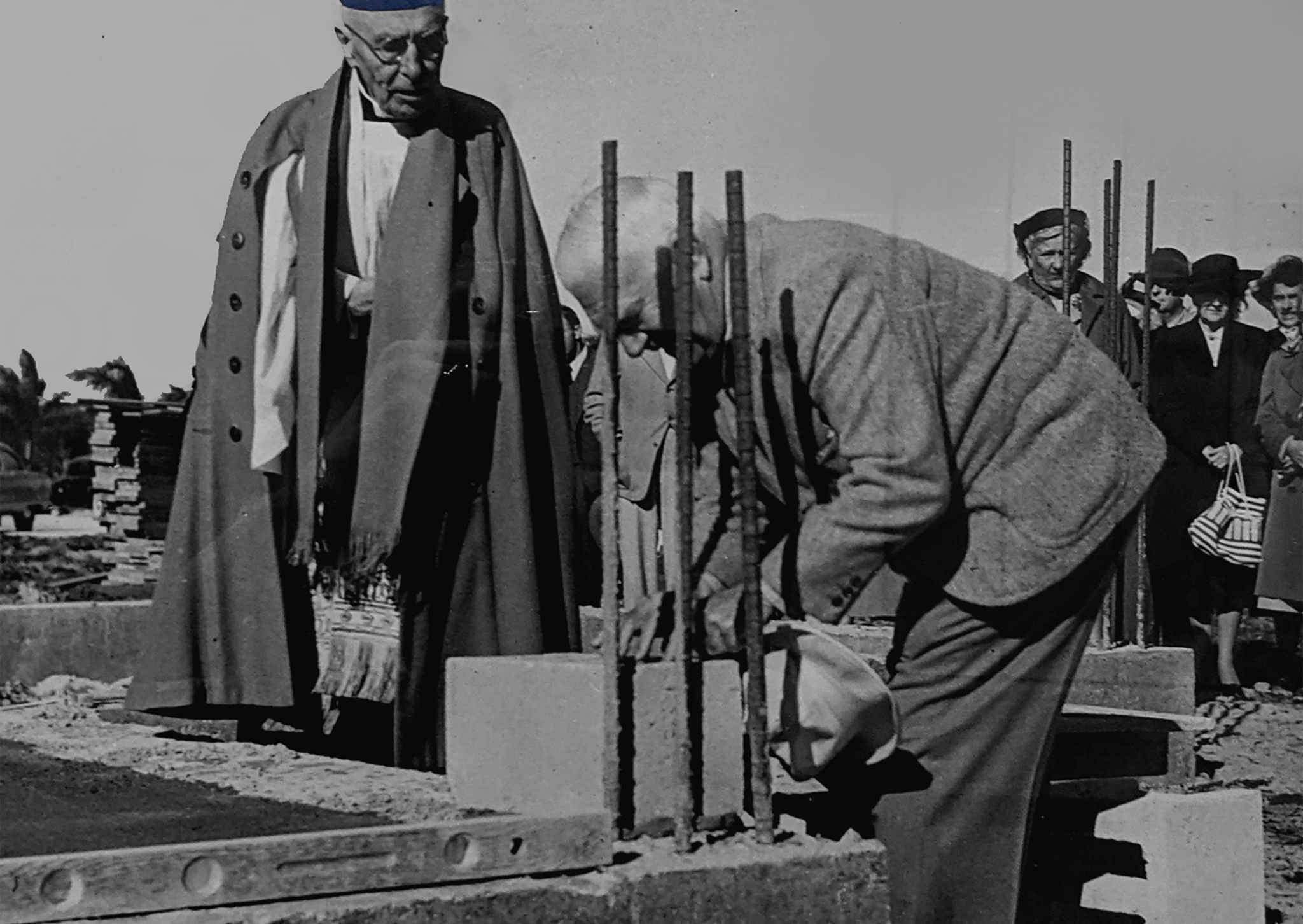 Historic cornerstone moment at Trinity-by-the-Cove