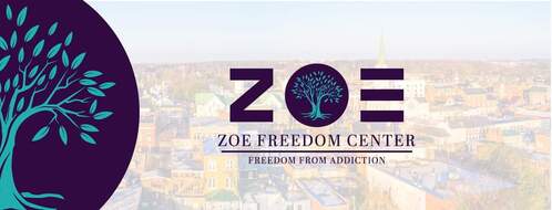 Zoe freedom center logo and image