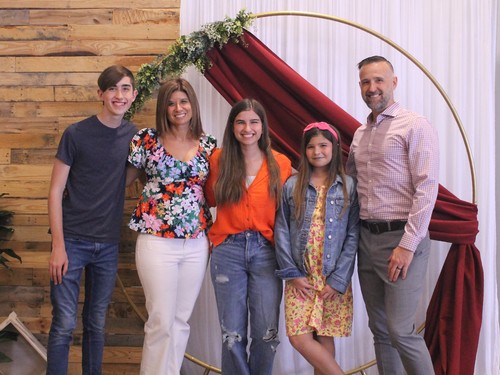 Lead & Co-Lead Pastors with family for Easter 2025