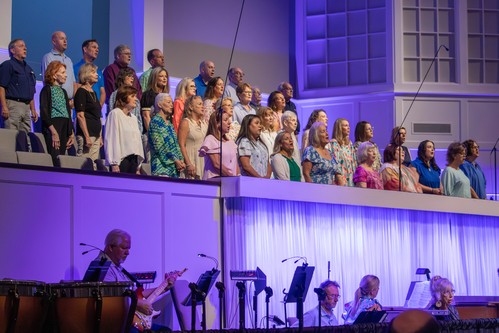 choir singing worship songs