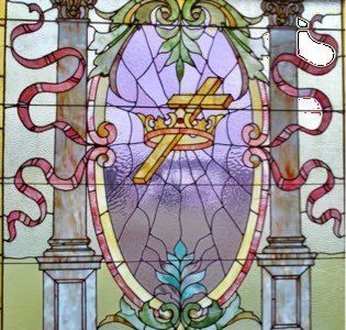 stained glass window UMCL