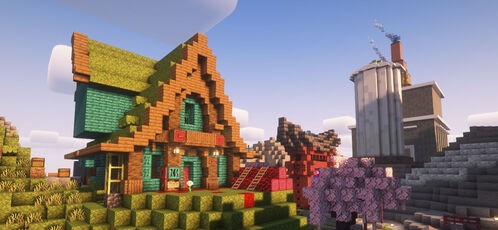 Minecraft build: cottage