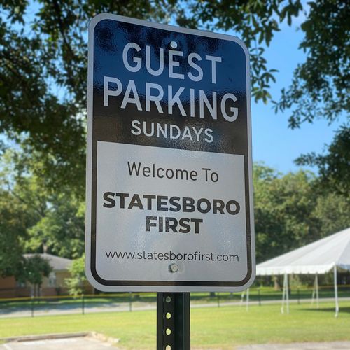 Guest Parking Sign